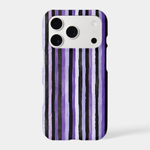 Purple Black White Stripes 