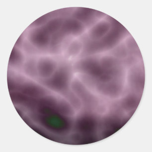 Purple Blanket Abstract Classic Round Sticker