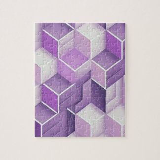 Purple Blocks Jigsaw Puzzle