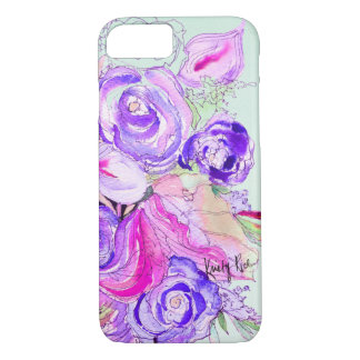 Purple Blooms iPhone 8/7 Case