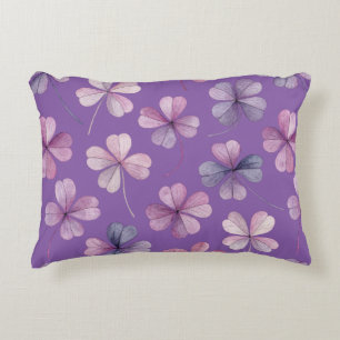 Purple Blossom Accent PillowAccent Pillow