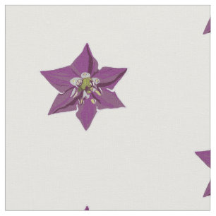 Purple Blossom Fabric