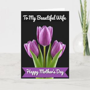 Purple Blossom Mothers Love Card