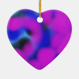 purple blue and black mixing together abstract art ceramic tree decoration