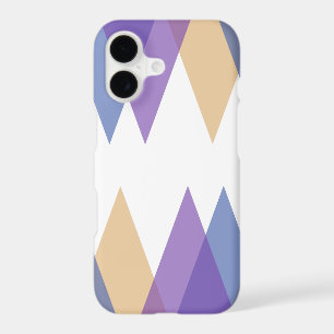 Purple, blue and yellow triangles