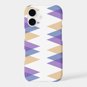 Purple, blue and yellow triangles