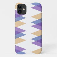 Purple, blue and yellow triangles