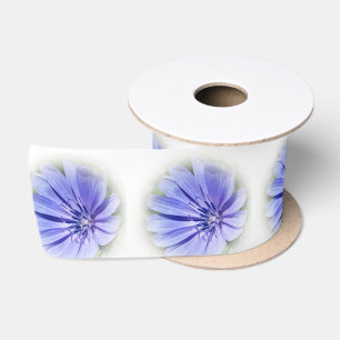 purple blue chicory satin ribbon