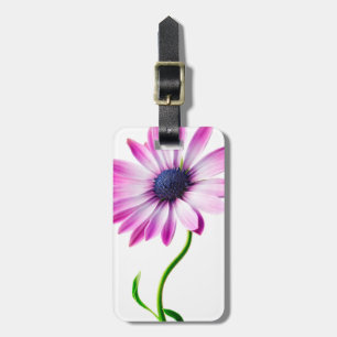 Purple Blue Daisy Flower Floral Daisies Flower Luggage Tag