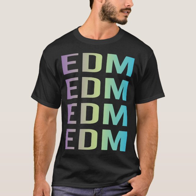 Purple Blue EDM T-Shirt (Front)