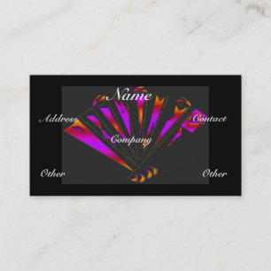 Purple Blue Fantasia Business Card