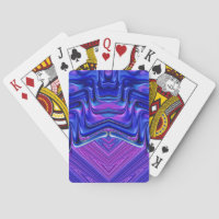 Purple Blue Fractal Design Pattern ~