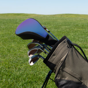 Purple Blue Gradient Golf Head Cover