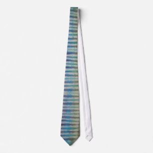 Purple Blue Green Tie Dye Necktie