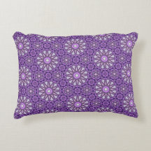 Purple Blue Kaleidoscope Pinwheel Geometry Pattern
