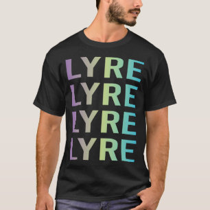 Purple Blue Lyre T-Shirt