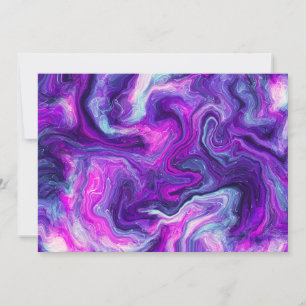 Purple, Blue, Pink Fluid Artwork