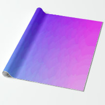 Purple blue pink ombre flame wrapping paper