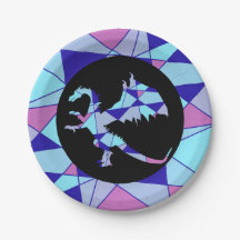 Purple blue pink triangle abstract