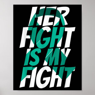 Purple Blue Ribbon Shirt For Her Mental Health Awa Poster