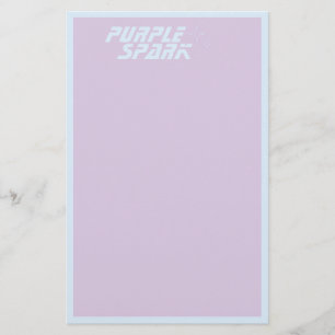 Purple Blue Small Business Stationery