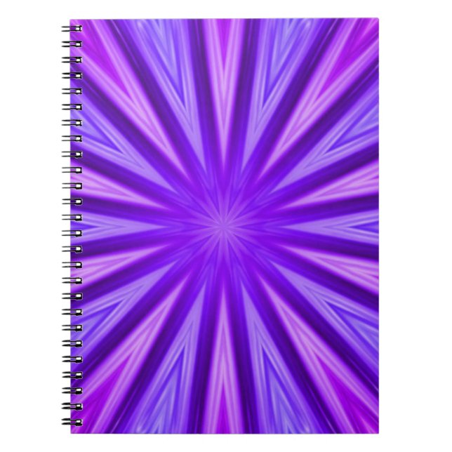 Purple/Blue Spiral Notebook (Front)