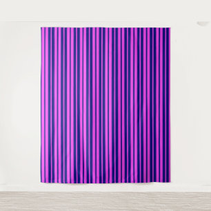 Purple Blue Stylish Stripes Pattern Design  Tapestry