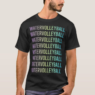 Purple Blue Water Volleyball T-Shirt