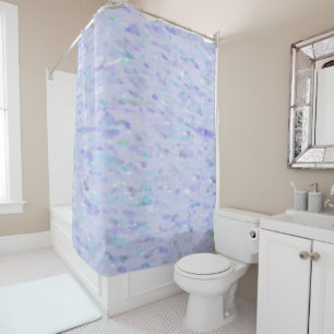 Purple Blue Watercolor Shower Curtain