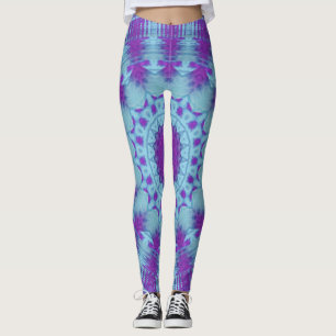 Purple Blue WC Design Leggings