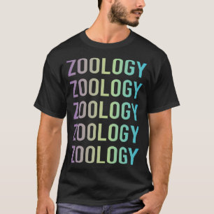 Purple Blue Zoology Zoologist T-Shirt