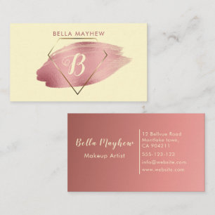 Purple Blush Chic Business Card