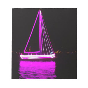 Purple Boat Notepad