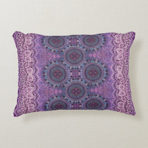Purple Boho Style Decorative Cushion