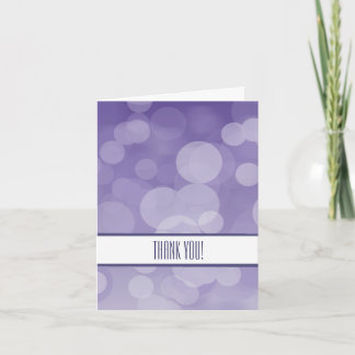 Purple Bokeh Thank You