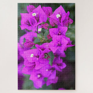 Purple bougainvillea flowers jigsaw puzzle