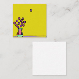 PURPLE BOUQUET CARD