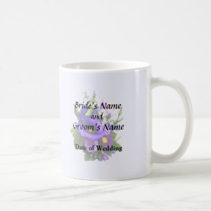Purple Bouquet W Lilies And Delphinium Supplies Coffee Mug