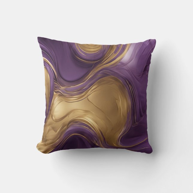 Purple Boutique Collection Decorative Throw Pillow (Front)