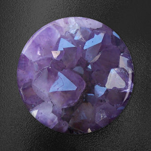Purple Brazilian Quartz Amethyst Photo Magnet