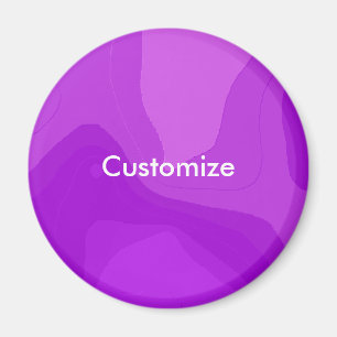 Purple Bubble Gum - Template Magnet