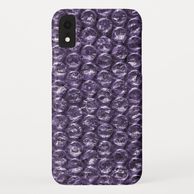 purple bubble wrap Case-Mate iPhone case (Back)