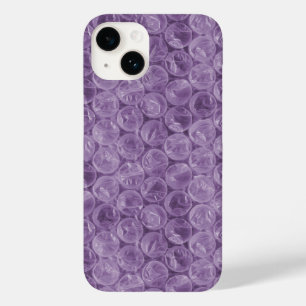 Purple bubble wrap pattern Case-Mate iPhone 14 case