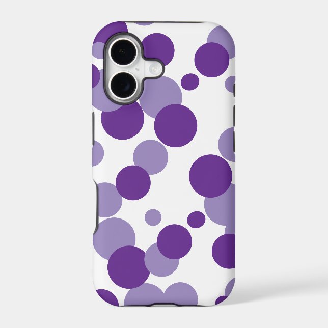Purple Bubbles Confetti iPhone 5s Case (Back)