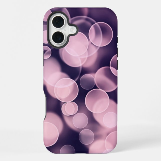 Purple Bubbles iPhone Case (Back)