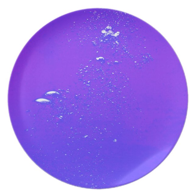 Purple bubbles plate (Front)