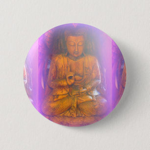 purple buddha button