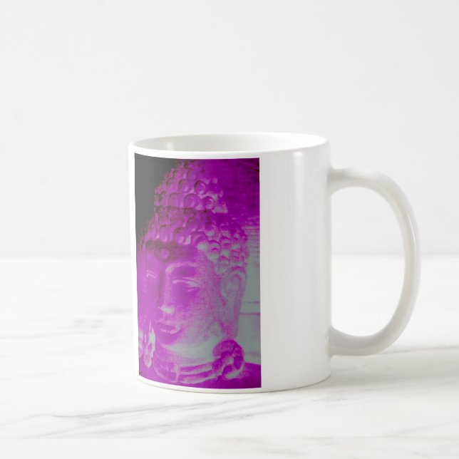 purple buddha head mug (Right)