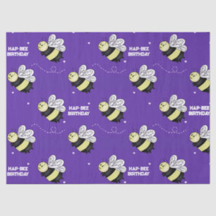 Purple Bumblebee 18 in. x 24 in. Tissue Paper