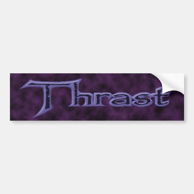 Purple Bumper Sticker (Front)